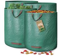 GardenGloss 4x Sac à Déchets de Jardin avec Poignées - Sac à Feuilles 272L