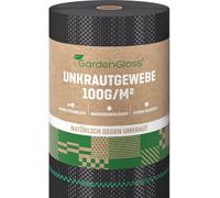 GardenGloss 50m² Tissu anti-mauvaises herbes 100g/m² - Perméable et résistant à la déchirure - Stabilisation UV - (50m x 1m, rouleau)
