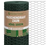 GardenGloss Grillage Hexagonal PVC - Maille Fine 13x25 mm - 100 cm x 10 m
