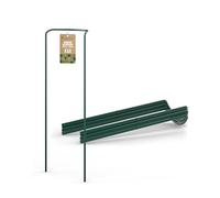 Tuteurs GardenGloss® en acier revêtu (10 pièces) - Tuteurs semi-circulaires pour plantes vivaces 100 cm x 40 cm - Tuteurs pour hortensias et rosiers - Plantes