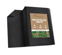 GardenGloss Toile de Paillage 150 g/m2 - (10m x 2m, Pliée)