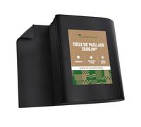GardenGloss Toile de Paillage 150 g/m2 - (15m x 2m, Pliée)