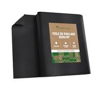 GardenGloss Toile de Paillage 150 g/m2 - (5m x 2m, Pliée)