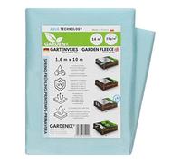 GARDENIX® 16 m² Polaire de Protection Contre Le Froid en Non-tissé, protège Contre Les gelées printanières, stabilisation UV (1,6m x 10m)