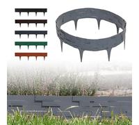 GARDENIX 3,16m Bordure de jardin rebord de jardin palisade pelouse parterre Aspect Pierre gris