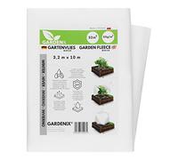 GARDENIX® 32 m² Polaire de Protection Contre Le Froid en Non-tissé résistant aux déchirures, épaisseur : 50 g/m² (3,2m x 10m)