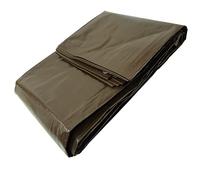 GARDENIX Bâche de Protection Multi-usages Marron 200 g/m² 4 m x 5 m