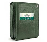 GARDENIX Bâche de Protection Multi-usages Vert 90 g/m² (15 m x 16 m)