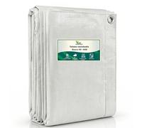 GARDENIX Bâche de Protection Polyvalente en Tissu Blanc 90 g/m² (2 m x 2 m)