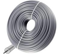 GARDENIX Ligne de Tonte Ligne de débroussailleuse renforcée 1,6 mm x 15 m Ligne de débroussailleuse Ronde Ligne en Nylon