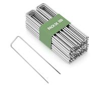 GARDENIX® Lot de 100 IronPEG Piquets de Fixation en Acier galvanisé Inoxydable Longueur: 150 mm | Largeur: 30 mm | Epaisseur: 3 mm