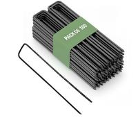 GARDENIX® Lot de 100 IronPEG Piquets de Fixation en Acier Longueur: 200 mm | Largeur: 30 mm | Epaisseur: 3 mm