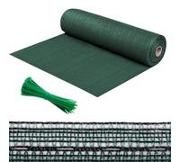 GARDENIX Panneau de clôture, Brise-Vue pour clôture de Jardin et Balustrade de Balcon avec Serre-câbles, 2 x 120 m, Vert
