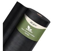GARDENIX Toile de jardin contre les mauvaises herbes - Perméable à l'eau - 50 g/m² - Noir - Film résistant aux UV - 0,8 x 100 m (80 m²) - Jardinière surélevée - Film de protection contre les mauvaises