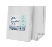 GARDENIX Toison Non-tissée d'hiver pour Plantes - 50 g/m² - 2,1 x 10 m (21 m²) - Protection hivernale pour Plantes