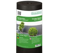 GardenMate 1m x 75m Rouleau Toile Anti-Mauvaises Herbes en Non tissé 150g/m2