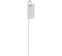 GardenMate 25x étiquettes marque plantes CROCHET en métal - Surface 7,5x3,5cm Hauteur 25cm