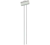 GardenMate 25x étiquettes marque plantes TALL en métal - Surface 9x3cm Hauteur 55cm