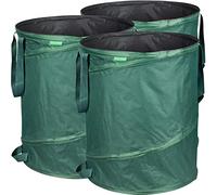 GardenMate 3X Sacs de Jardin Pop-up 160L en Polyester Oxford indéchirable