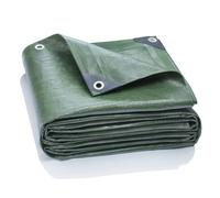 GardenMate 6x10m 140g/m² Bâche de Protection à œillets Home&Garden Vert