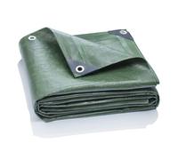 GardenMate Bâche de protection 4x5m qualité premium VERTE - résistante aux UV, imperméable et lavable