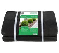 GardenMate, géotextile de 50 m² pour le jardin, perméable à l'eau – film anti-mauvaises herbes pour le jardin – géotextile anti-mauvaises herbes, dimensions 2 m x 25 m, 50 g/m² – film de protection po