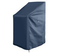 GardenMate Housse protectrice pour fauteuils de Jardin en Polyester Oxford 220g/m2 - Qualité Premium - 65 x 65 x 80/120 cm - Anthracite