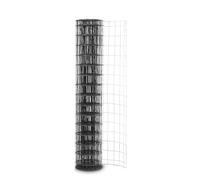 Gardenode Easy Clôture Grillage soudé en Rouleau L20m Maille 100x75 Fil 2.1mm ht 1m20 Gris Anthracite