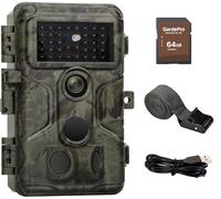 GardePro A3S Caméra de Chasse Carte SD 64G 64MP 1296P H.264 Vidéo, Vitesse de Dclenchement 0,1s et Angle de Dtection 120°, Jusqu' 30m Camera Chasse Infrarouge Vision Nocturne, No Glow IR LEDs, IP66