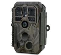 GardePro E5S Caméra de Chasse 64MP 1296P H.264 Vidéo, Jusqu' 30m Camera Chasse Infrarouge Vision Nocturne, Vitesse de Dclenchement 0,1s et Angle de Dtection 120°, 940nm IR LED
