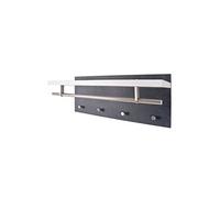 Garderobe murale coloris blanc-optique - Dim : L 75 x P 26 x H 30 cm --