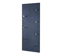 Garderobe murale coloris optique granit-chrome nickele - Dim : L 80 x H 5,5 x P 30 cm --
