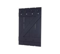Mendler Vestiaire mural en pin - Gris foncé