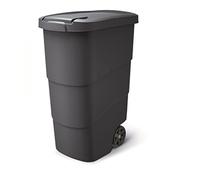 Gardeurs Wheeler Garbage avec axe métallique Wheeler 110L, dimensions (mm) 540x496x852, couleur anthracite