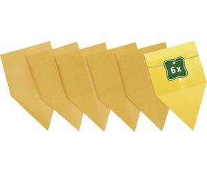 Gardigo 668066 Piège collant pour insectes film adhésif (l x H) 6 cm x 10 cm jaune 6 pc(s)