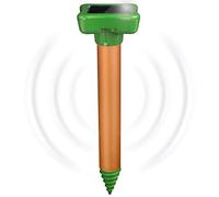 Gardigo 70046 Repulsif Taupe Ultrason Solaire, Répulsif à Vibrations Anti-Fourmis Taupes Campagnols Rat Taupier