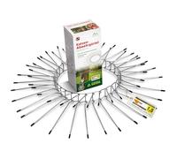 GARDIGO Ceinture Anti-Chats pour Arbres en Acier Galvanisé 21 cm | Barrière anti-chats - Protection des Arbres - Acier galvanisé - Contre les Martres et Ratons Laveurs - Modulable