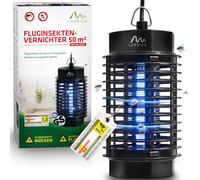 GARDIGO® Lampe UV Anti Insectes Volants | Destructeur d'Insectes Électrique | Portée 50m² | Lampe Anti-Moustiques | Répulsif Anti Insectes : Mouches, Moustiques, Moucherons, Moustiques Tigres