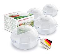 GARDIGO Piège à Mouches et Guêpes Lot de 4 - Fabriqué en Allemagne | Attrape-Mouches - Piège à Guêpe - Attrape Insectes - Intérieur et extérieur - Réutilisable