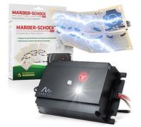 Gardigo Répulsif Anti-Martres Voiture Ultrasons & Haute Tension | Plaques haute tension - Ultrasons - Branchement sur batterie 12 V - Protection du compartiment moteur contre les martres