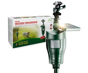 GARDIGO Répulsif Solaire à Jet d'eau pour Chats, Oiseaux et Hérons