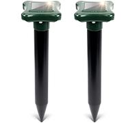 GARDIGO® Répulsif solaire anti-fourmis - Lot de 2 - Lutte contre les fourmis par des vibrations de 600 Hz - Portée de 700 m² - Étanche IP56 - Lutte contre les fourmis pour le jardin, les plantes en