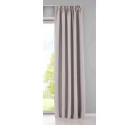 Gardinenbox 1er-Pack Verdunkelungsvorhang »Newyork« Rideau Thermique à Passants dissimulés Blackout-Isolation Acoustique-Certifié Öko-Tex-Embrasses-202020610, Polyester, Beige, HxB 245x295 cm