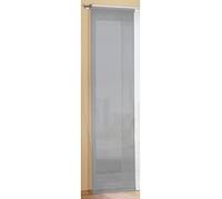 Gardinenbox 85589 - Panneau Japonais Transparent - Coulissant - avec Fixations - Rose, Gris, 245 x 60 cm