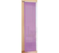 Gardinenbox 85589 - Panneau Japonais Transparent - Coulissant - avec Fixations - Rose, Lilas, 245 x 60 cm