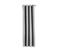 Gardinenbox Newyork 201920600 Lot de 1 Rideau occultant Thermique à œillets insonorisants ÖKOTEX Protection UV avec embrasses Anti-UV Gris H 160 x 140 cm