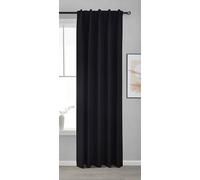 Gardinenbox Rideau occultant de qualité supérieure - 245 x 140 cm - Boston Dark - 100% occultant - avec Suspension Multi-Bandes - Noir - 2023600