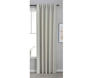 Gardinenbox Rideau occultant de qualité supérieure - 245 x 140 cm - Crème - Boston Dark - 100% occultant - avec Suspension Multi-Bandes - 2023600