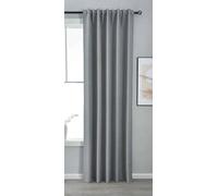 Gardinenbox Rideau occultant de qualité supérieure - 245 x 140 cm - Gris - Boston Dark - 100% occultant - avec Suspension Multi-Bandes - 2023600