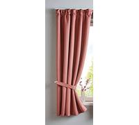 Gardinenbox Rideau Opaque « Newyork » - avec Passants cachés - Vieux Rose - 160 x 140 cm - 1 Rideau occultant Thermique - Isolation Acoustique - ÖKOTEX - 2020610